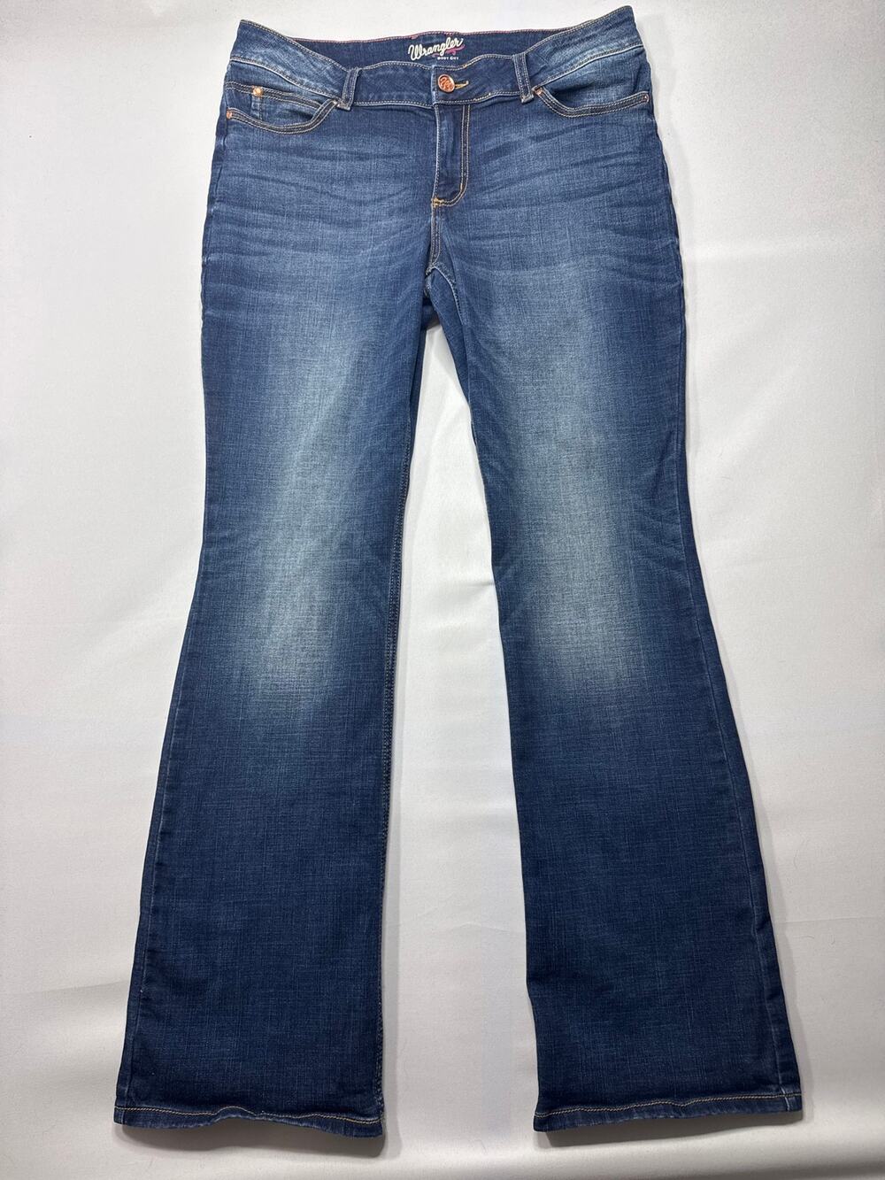 Wrangler‎ Retro Women's Bootcut Stretch Blue Jeans - Size 15/34 (35x34)